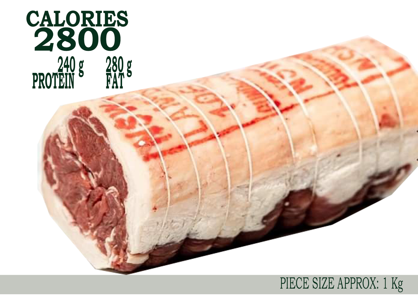 Lamb Loin Boneless Whole per kg